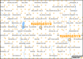 map of Muwandeniya