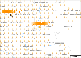 map of Muwandeniya