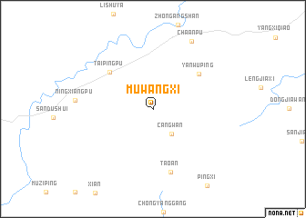 map of Muwangxi