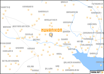 map of Muwān-i Kōn