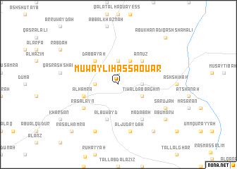 map of Muwayliḩ as Saouâr