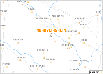 map of Muwayliḩ Sālim