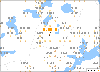 map of Muwema