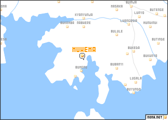 map of Muwema