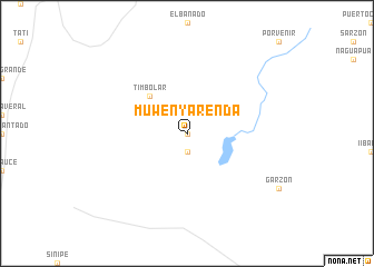 map of Muwenyarenda