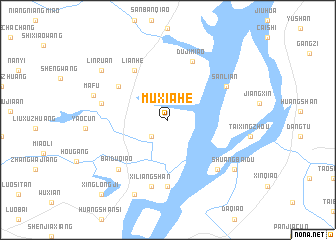 map of Muxiahe