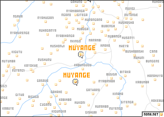 map of Muyange