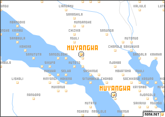 map of Muyangwa