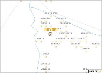 map of Muyani