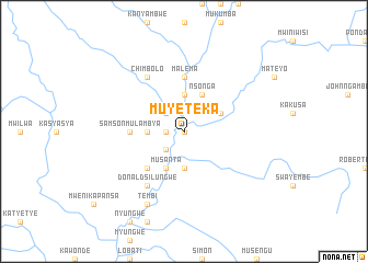 map of Muyeteka