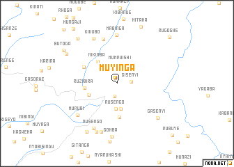 map of Muyinga