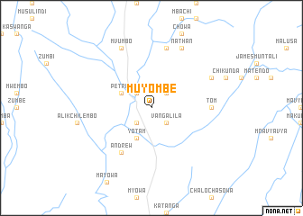 map of Muyombe