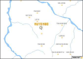 map of Muyombo