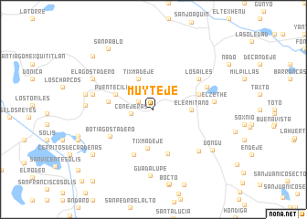 map of Muytejé