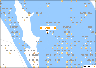 map of Muyunda