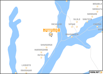 map of Muyunda