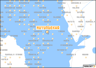 map of Muyundekwa