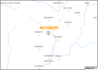 map of Muyuquiri