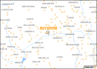 map of Muyurina