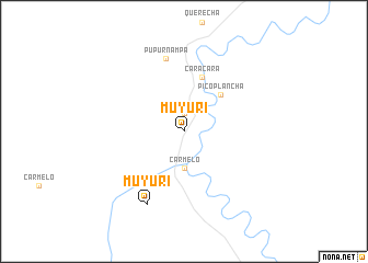 map of Muyuri