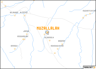 map of Muz̧allalah