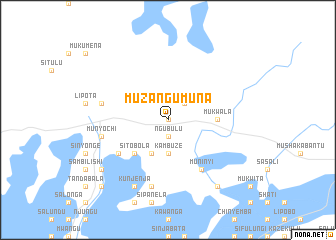 map of Muzangumuna