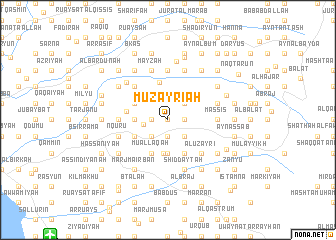 map of Muzayri‘ah