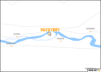 map of Muzdybay