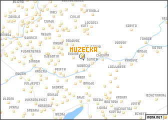 map of Mužečka