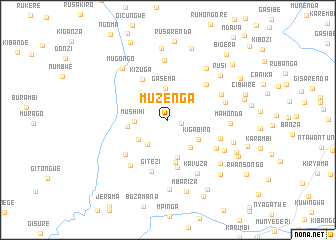 map of Muzenga