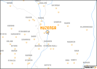 map of Muzenga