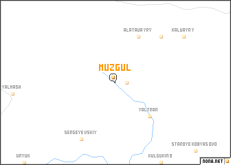 map of Muzgul\