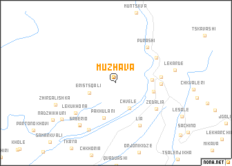 map of Muzhava