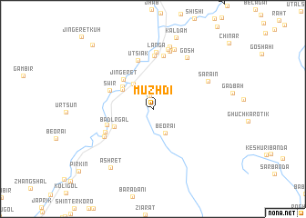 map of Muzhdi