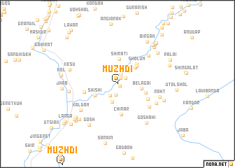 map of Muzhdi