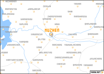 map of Muzhen