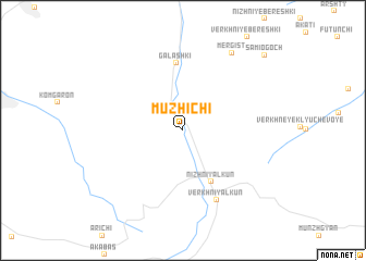 map of Muzhichi