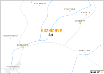 map of Muzhich\