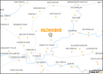 map of Muzhikovo