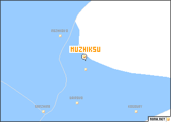 map of Muzhiksu