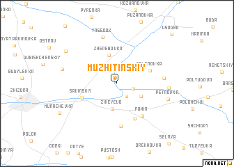 map of Muzhitinskiy