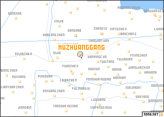 map of Muzhuanggang