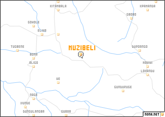 map of Muzibeli
