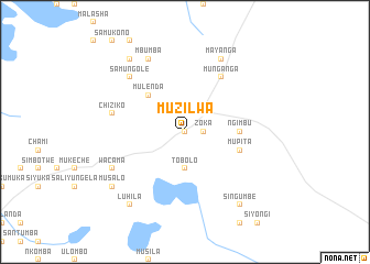 map of Muzilwa