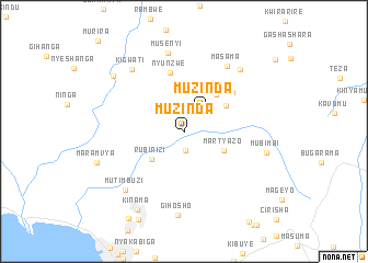 map of Muzinda