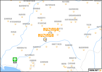 map of Muzinda