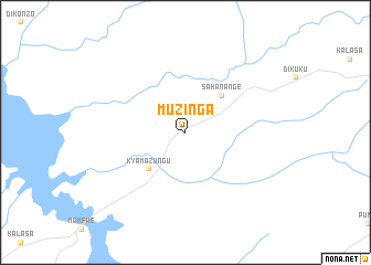 map of Muzinga