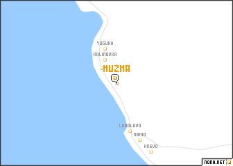 map of Muz\