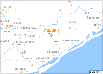 map of Muzoma