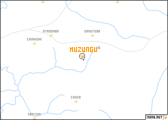 map of Muzungu